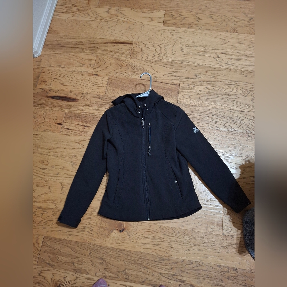 Women's Black Hooded Jacket